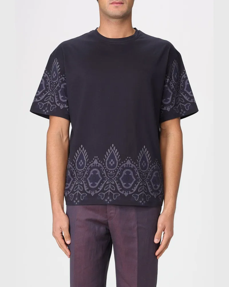 Etro T-shirt herren Blau