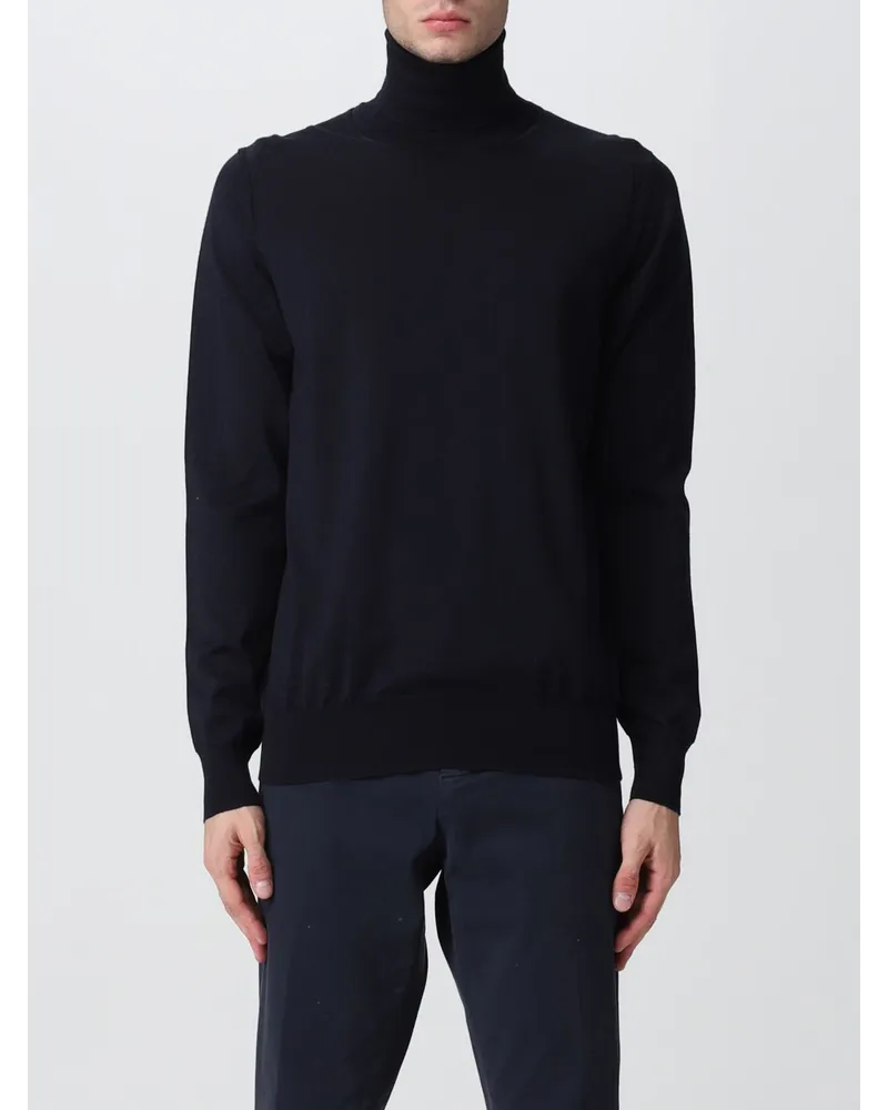 Paolo Pecora Milano Herren Pullover Blau