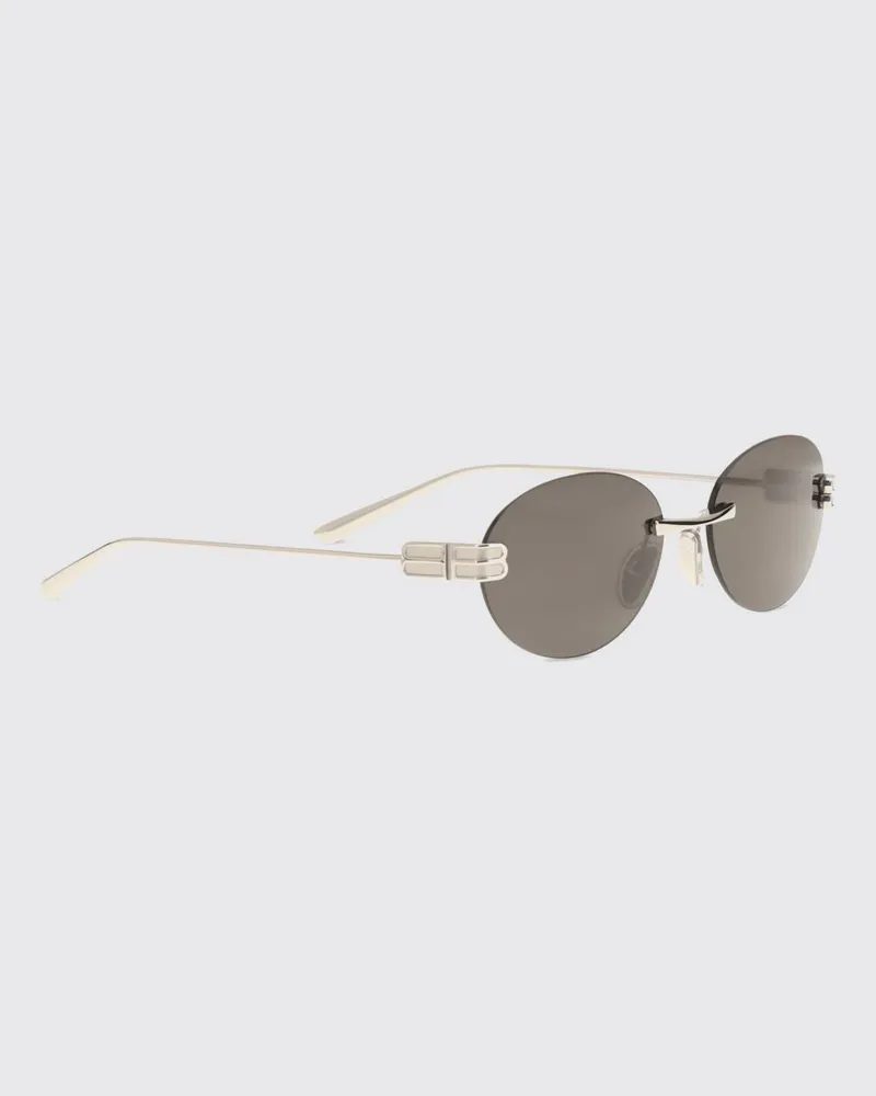 Balenciaga Gossip Sonnenbrille aus Metall Silber