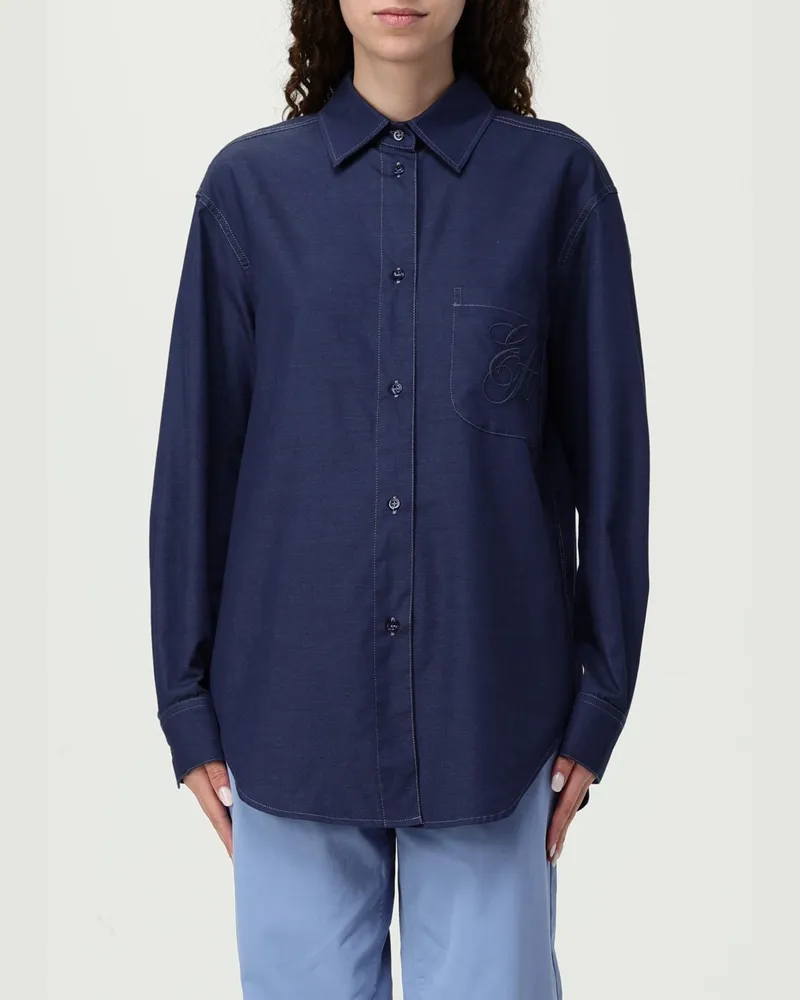 Emporio Armani Hemdbluse damen Blau