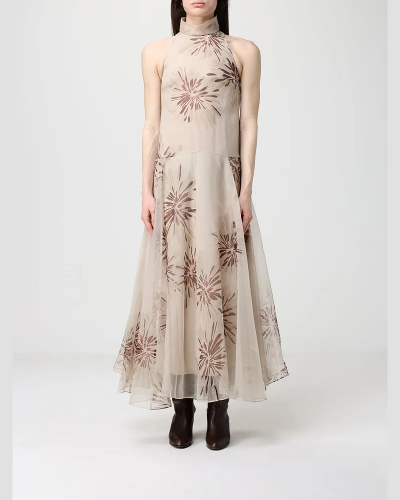 Brunello Cucinelli Kleid damen Nude