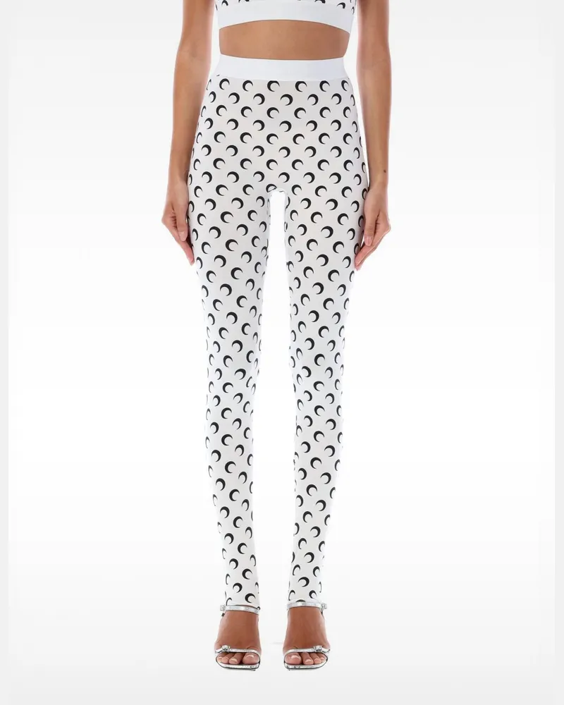 Marine Serre Hose damen Weiß