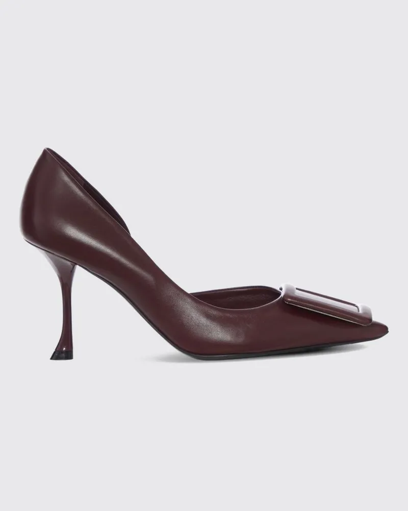 Roger Vivier Viv' In The City Pumps aus Leder mit hohem Stiletto-Absatz von Braun