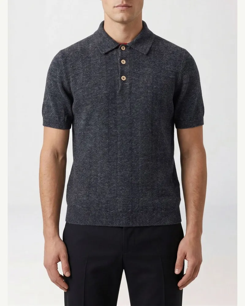 Brunello Cucinelli Polo herren Schwarz