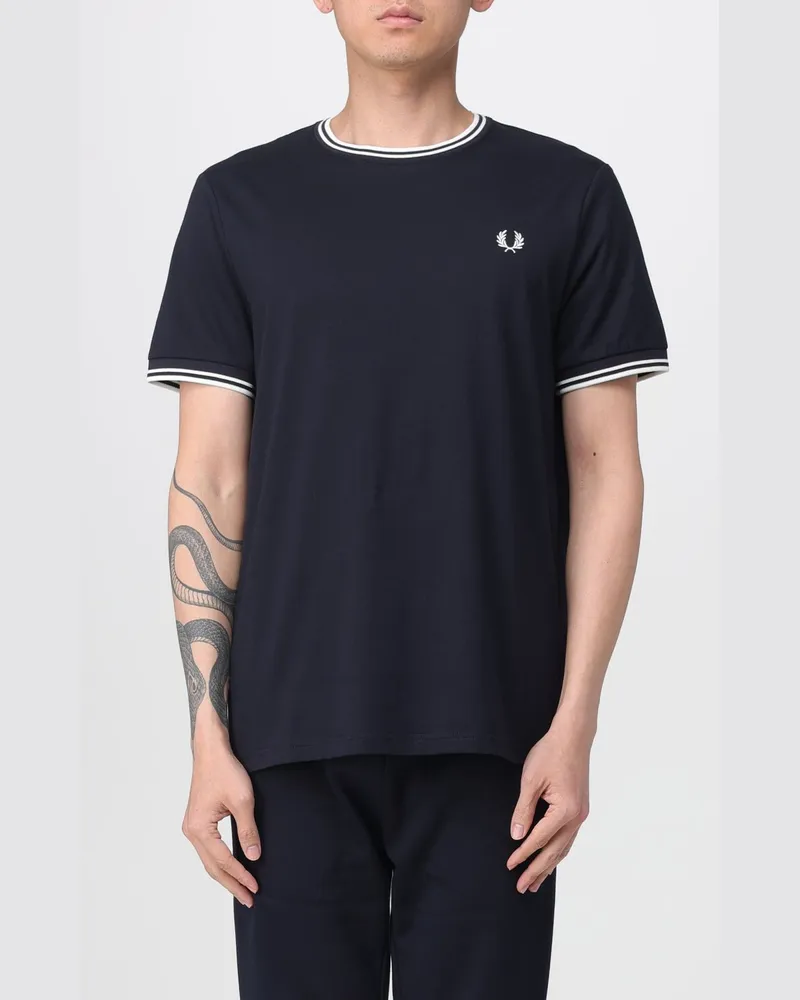 Fred Perry T-shirt herren Blau