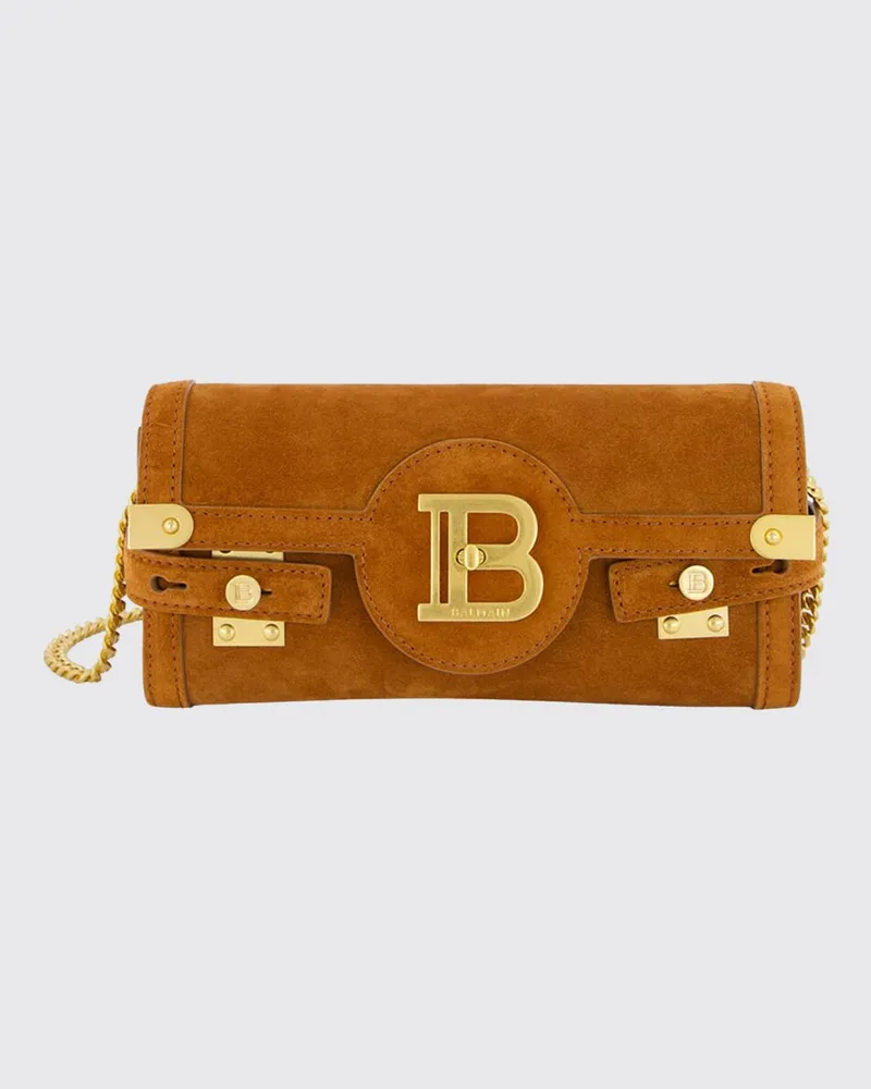Balmain Umhängetasche damen Braun