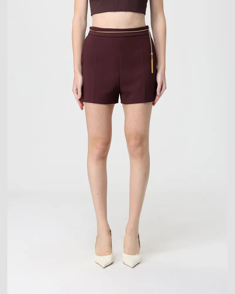 Elisabetta Franchi Shorts damen Weinrot
