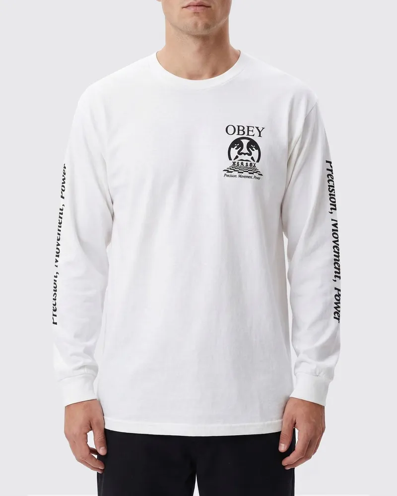 Obey T-shirt herren Weiß