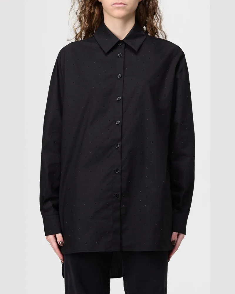 Twin-Set Hemdbluse damen Schwarz