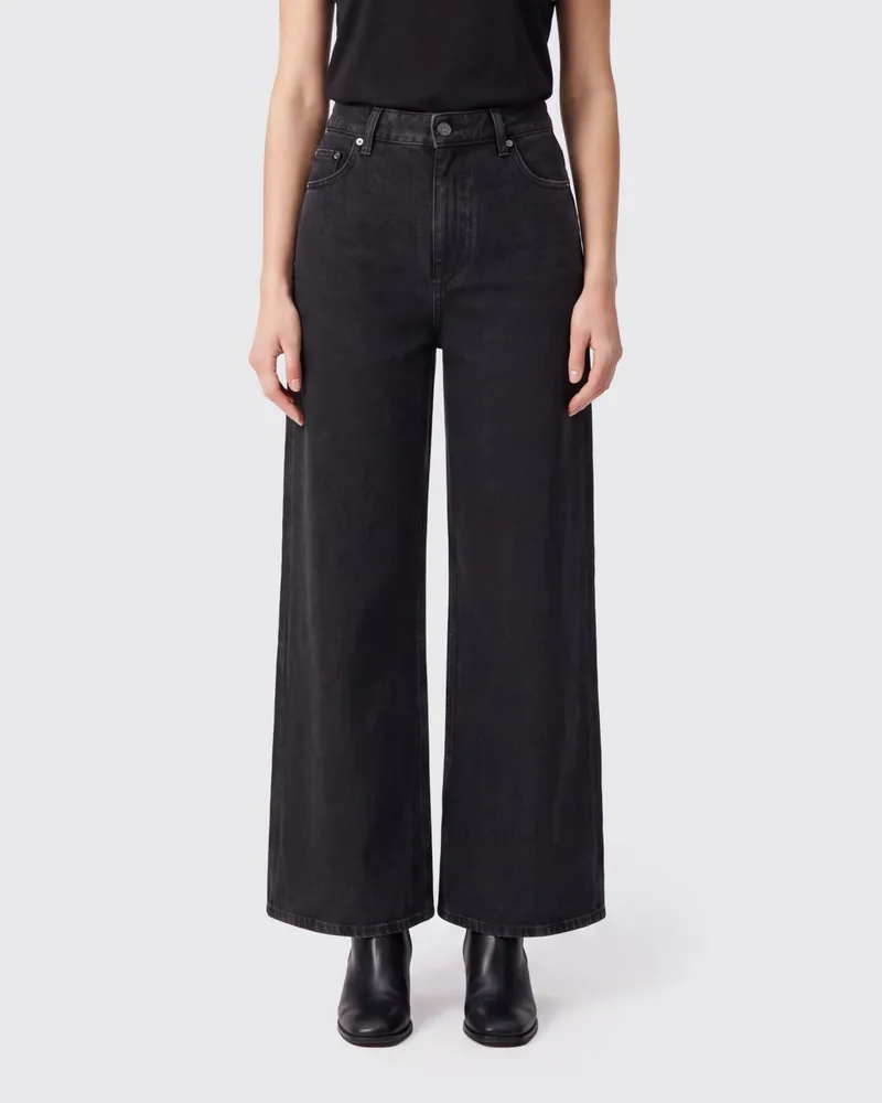Golden Goose High-Waist Boyfriend Jeans Melody aus Baumwolldenim Schwarz