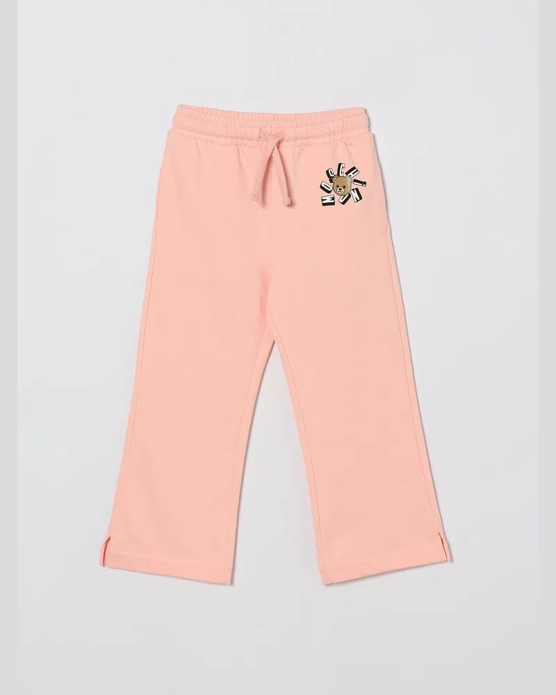 Moschino Baumwoll-Jogginghose Pink