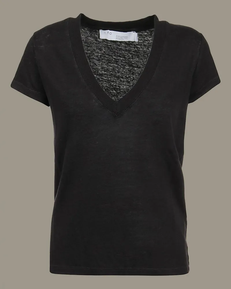 IRO Damen T-shirt Schwarz
