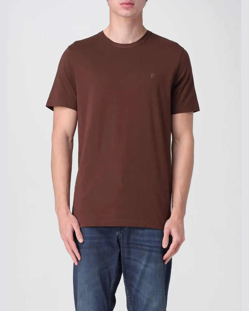 HUGO BOSS T-shirt herren Braun