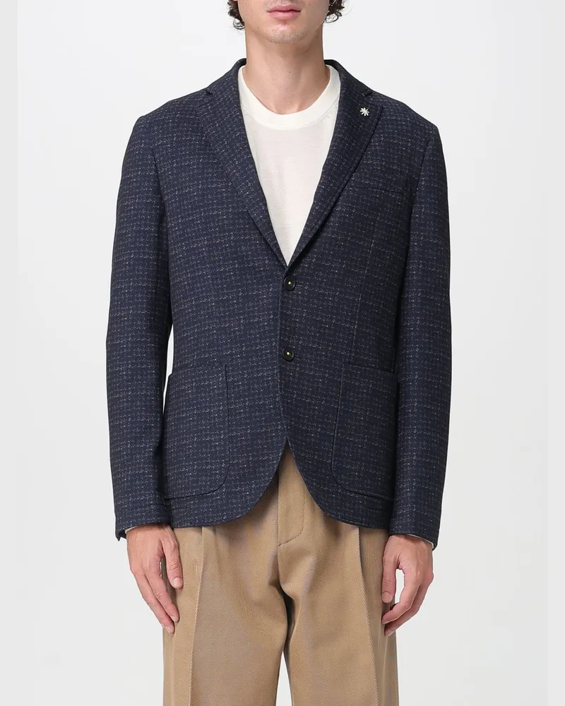 Manuel Ritz Jacke herren Blau