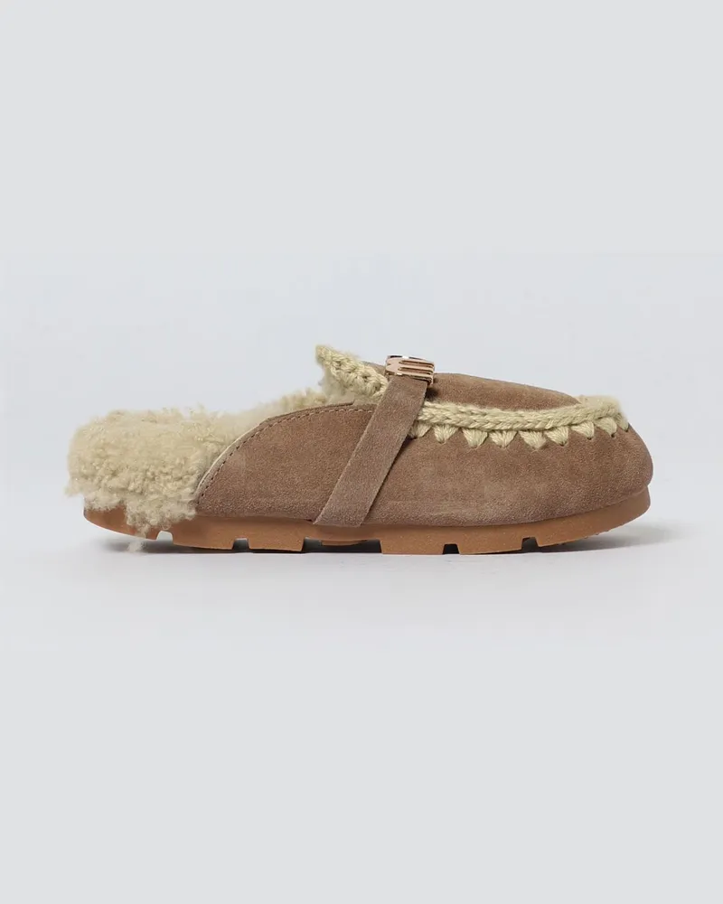 Mou Flache sandalen damen Beige