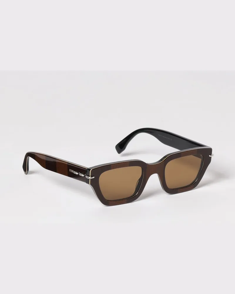 Fendi Sonnenbrille aus Acetat Braun