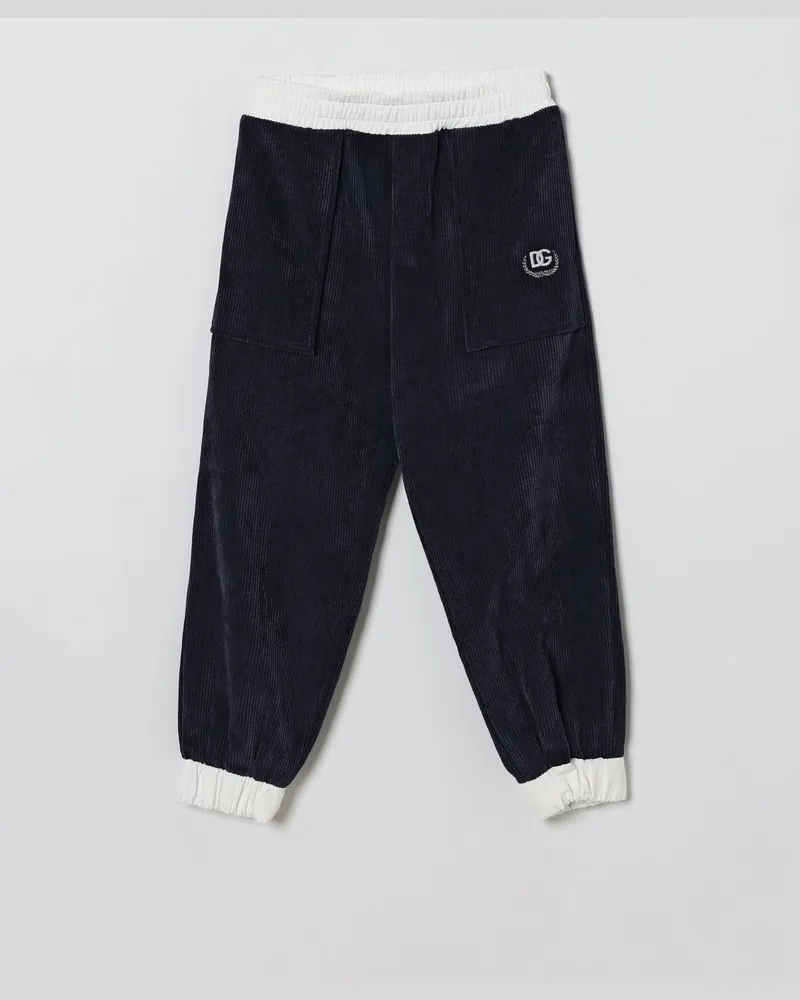 Dolce & Gabbana DOLCE  GABBANA Dolce & Gabbana Jogginghose aus Cord Blau