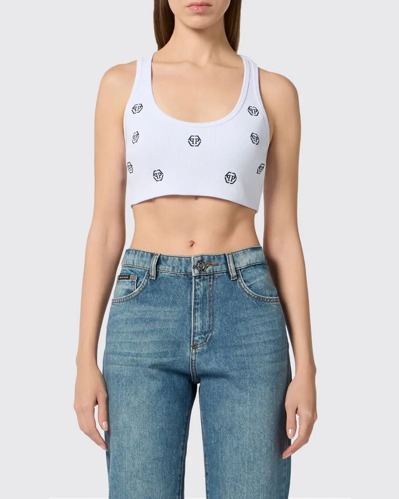 Philipp Plein Top damen Weiß