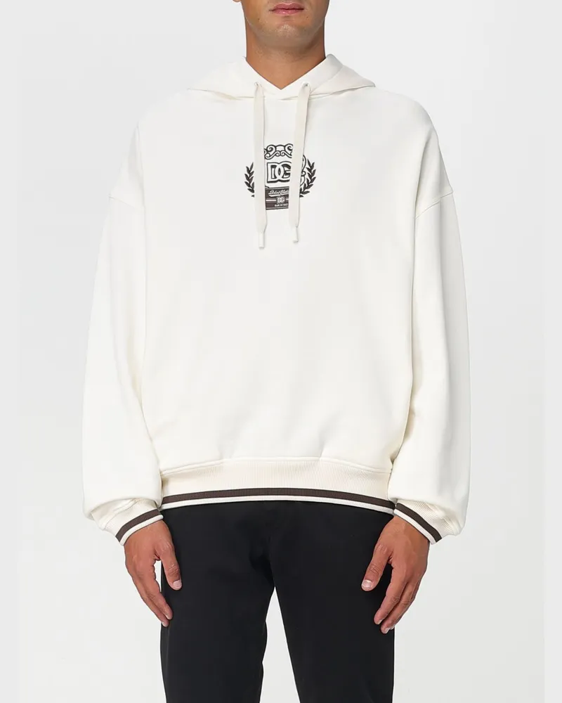 Dolce & Gabbana Sweatshirt herren Dolce & Gabbana Weiß