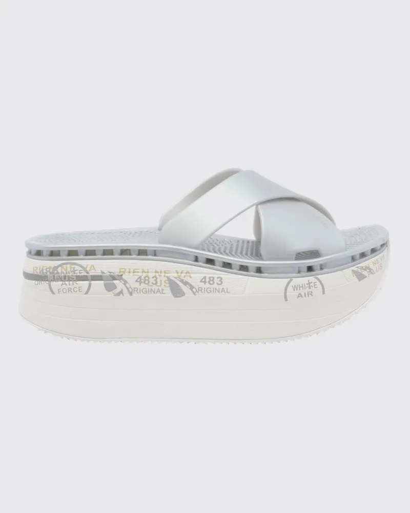 Premiata Sandalen mit absatz damen Silber