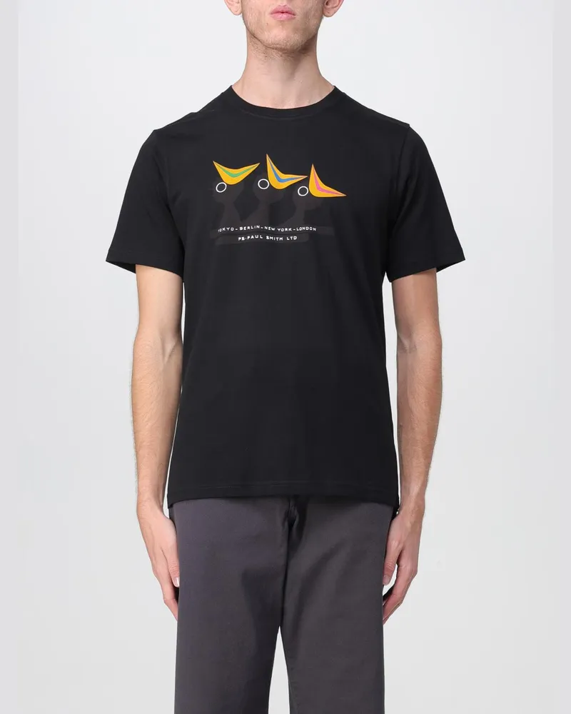 Paul Smith T-shirt herren Schwarz
