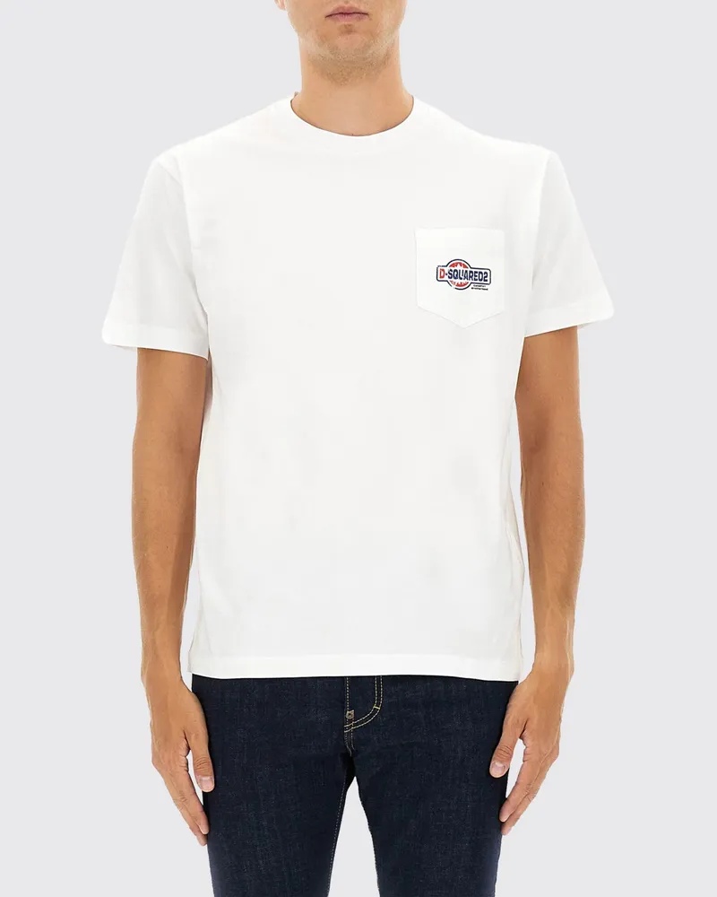 Dsquared2 T-shirt herren Weiß
