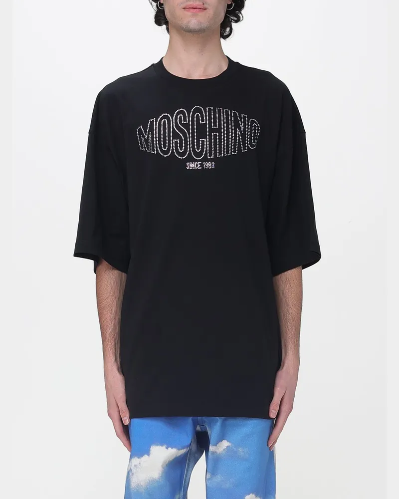 Moschino T-shirt herren Schwarz