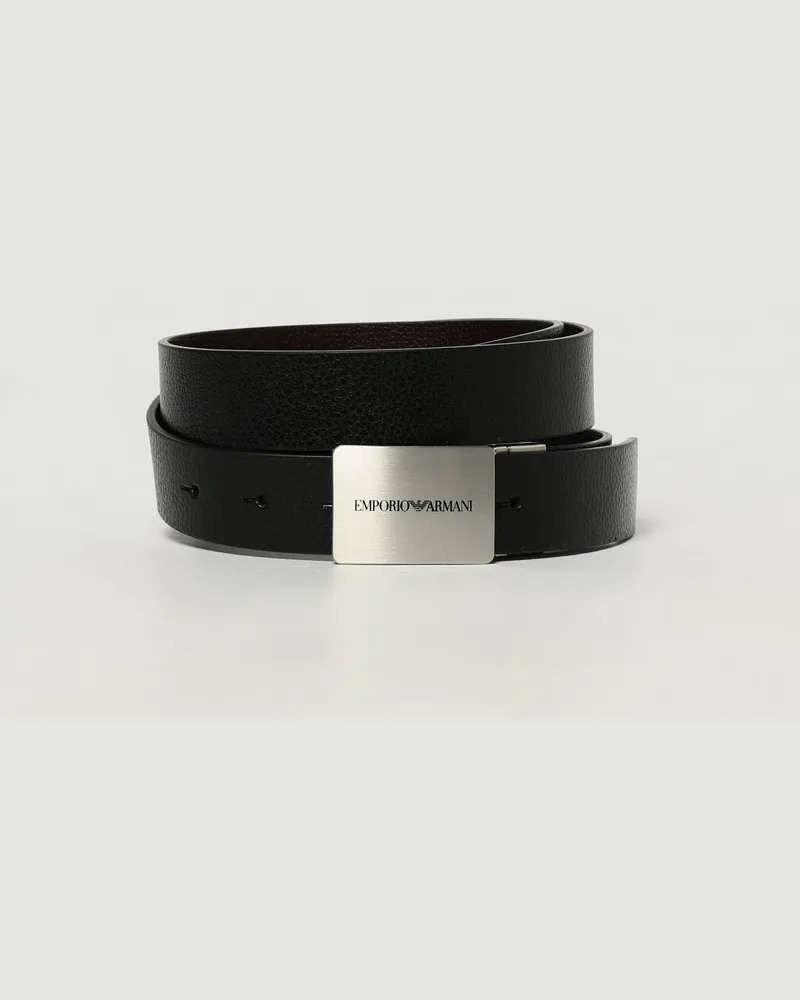 Emporio Armani Grtel herren Schwarz