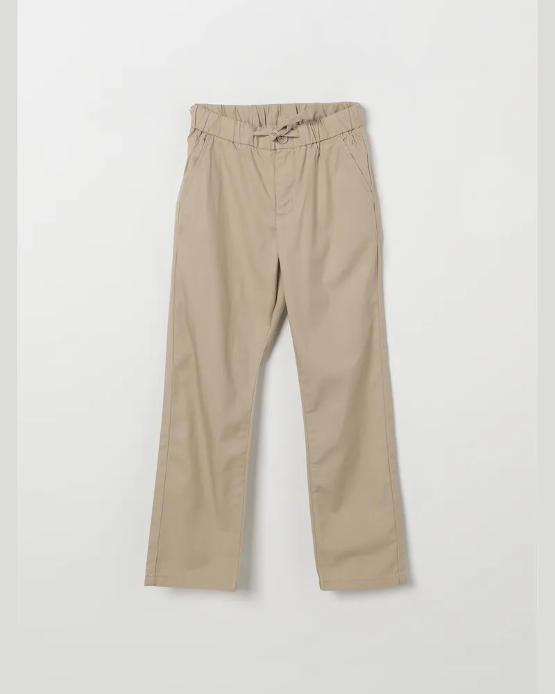 Sun68 Hose aus Baumwollpopeline Beige