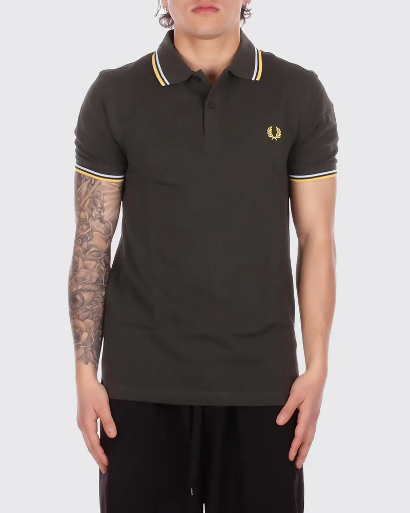 Fred Perry Polo herren Waldgrün