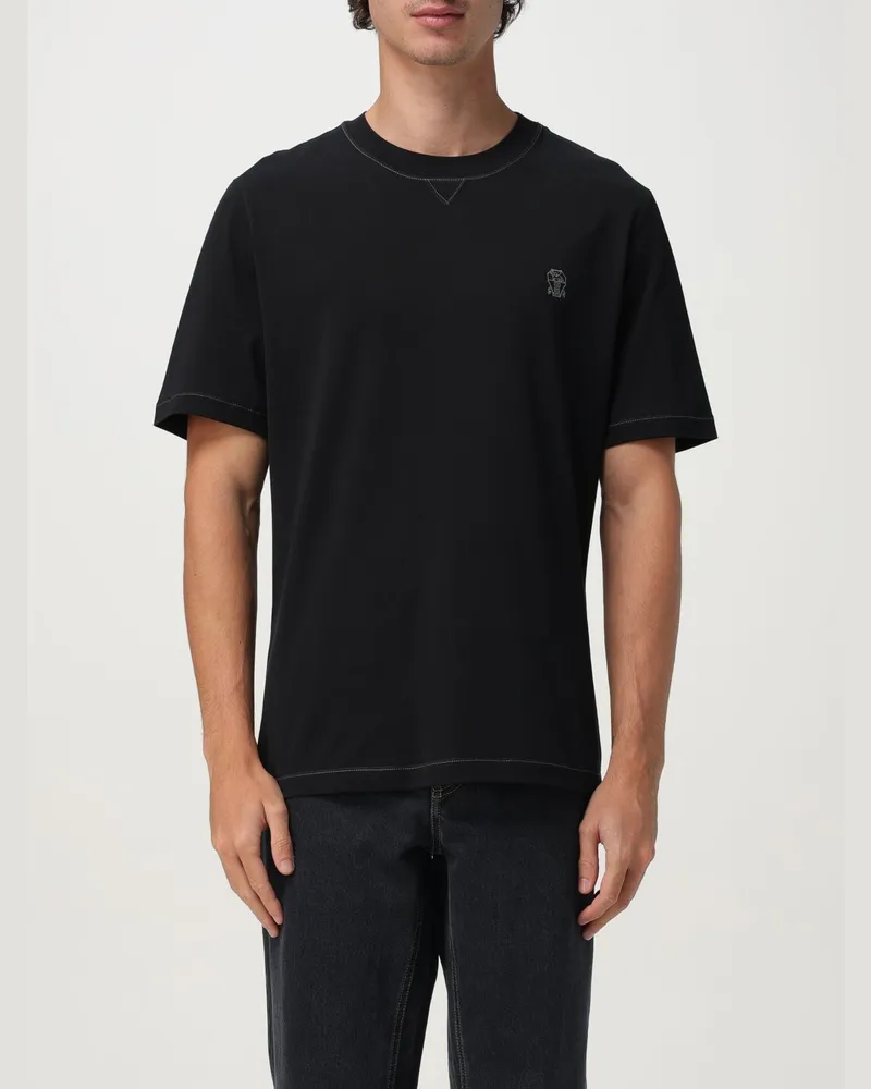 Brunello Cucinelli Polo herren Schwarz
