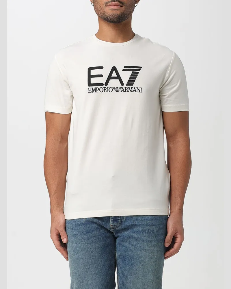 EA7 T-shirt herren Cream