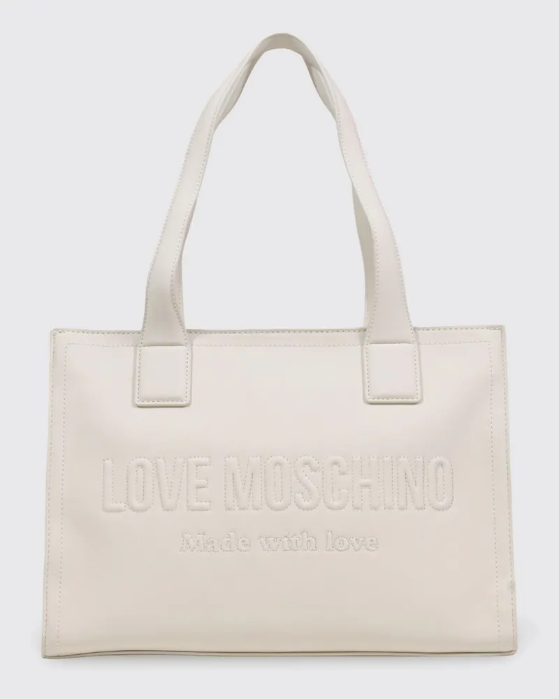 Moschino Schultertasche damen Beige