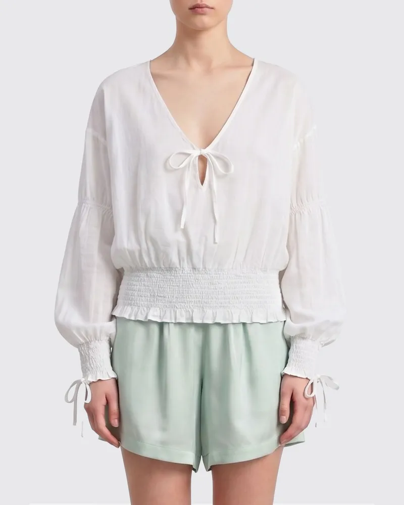 ASPESI Top damen Weiß