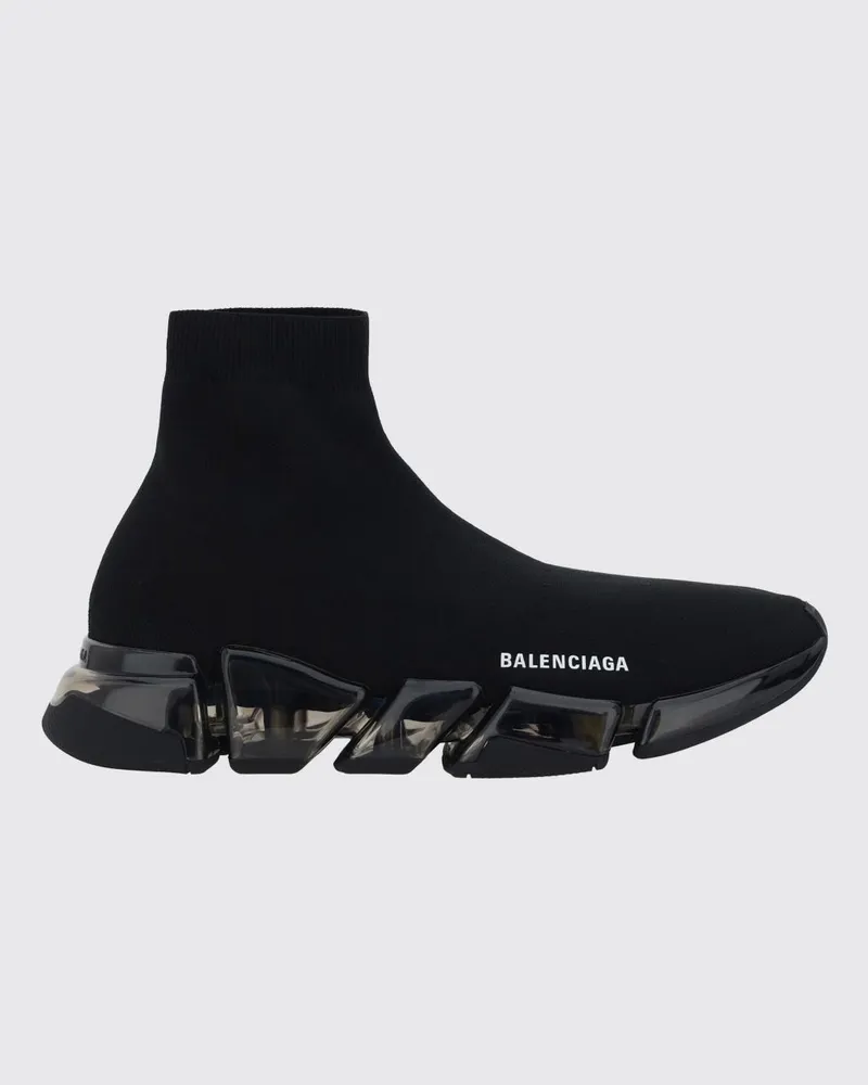 Balenciaga High-Top-Slip-on-Sneaker Speed 2.0 aus Funktionsgewebe mit Logo Schwarz