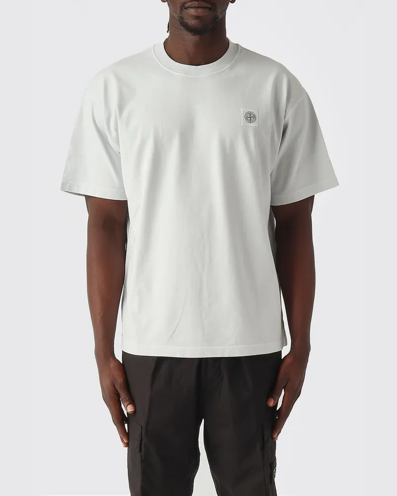 Stone Island T-shirt herren Himmelblau