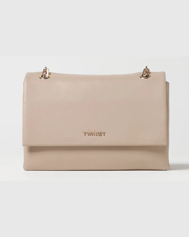 Twin-Set Schultertasche damen Beige