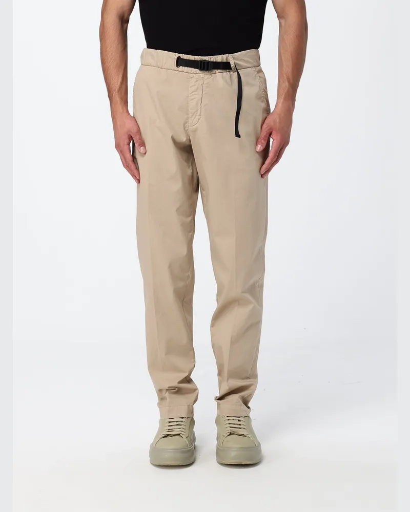 Peuterey Stretch-Baumwollhose mit Kordelzug und geradem Bein Grau