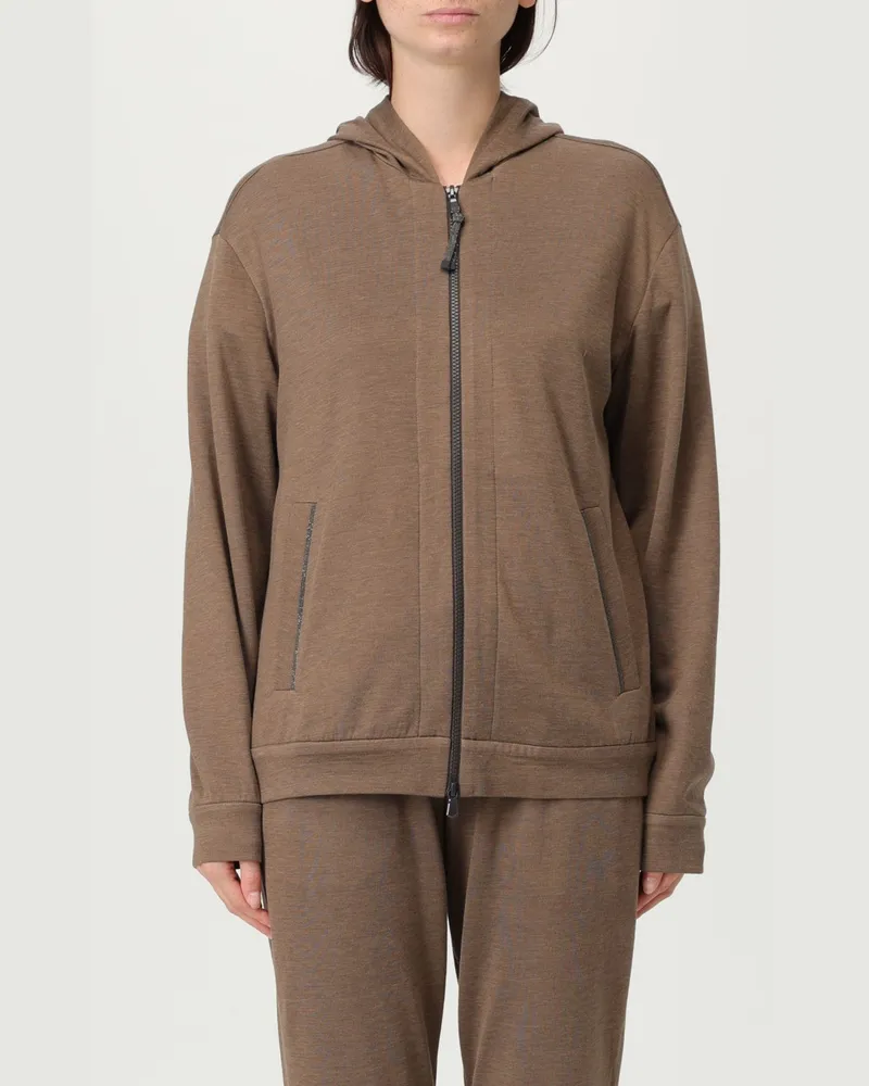 Brunello Cucinelli Pullover damen Braun