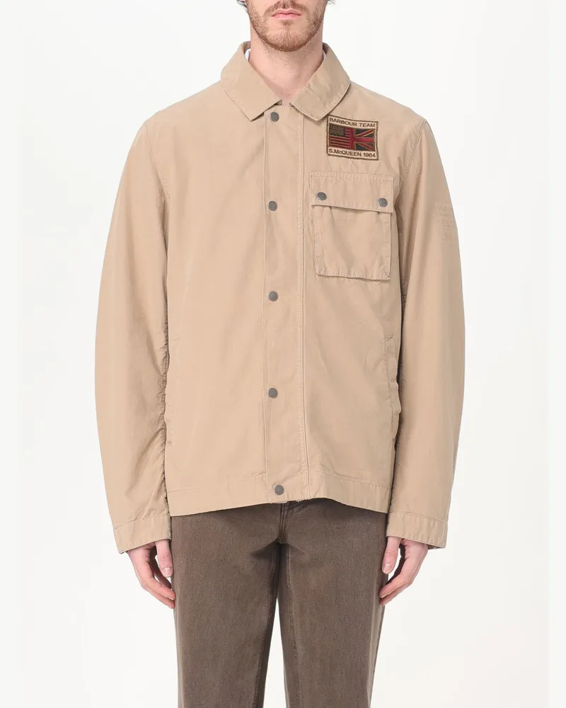 Barbour Mantel herren Natural
