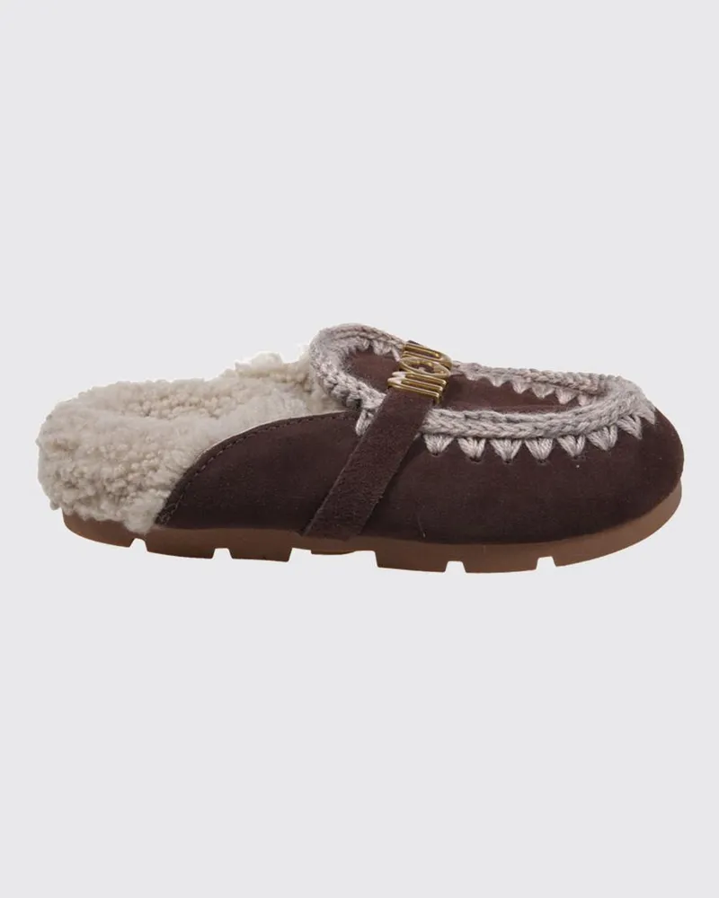 Mou Flache sandalen damen Braun