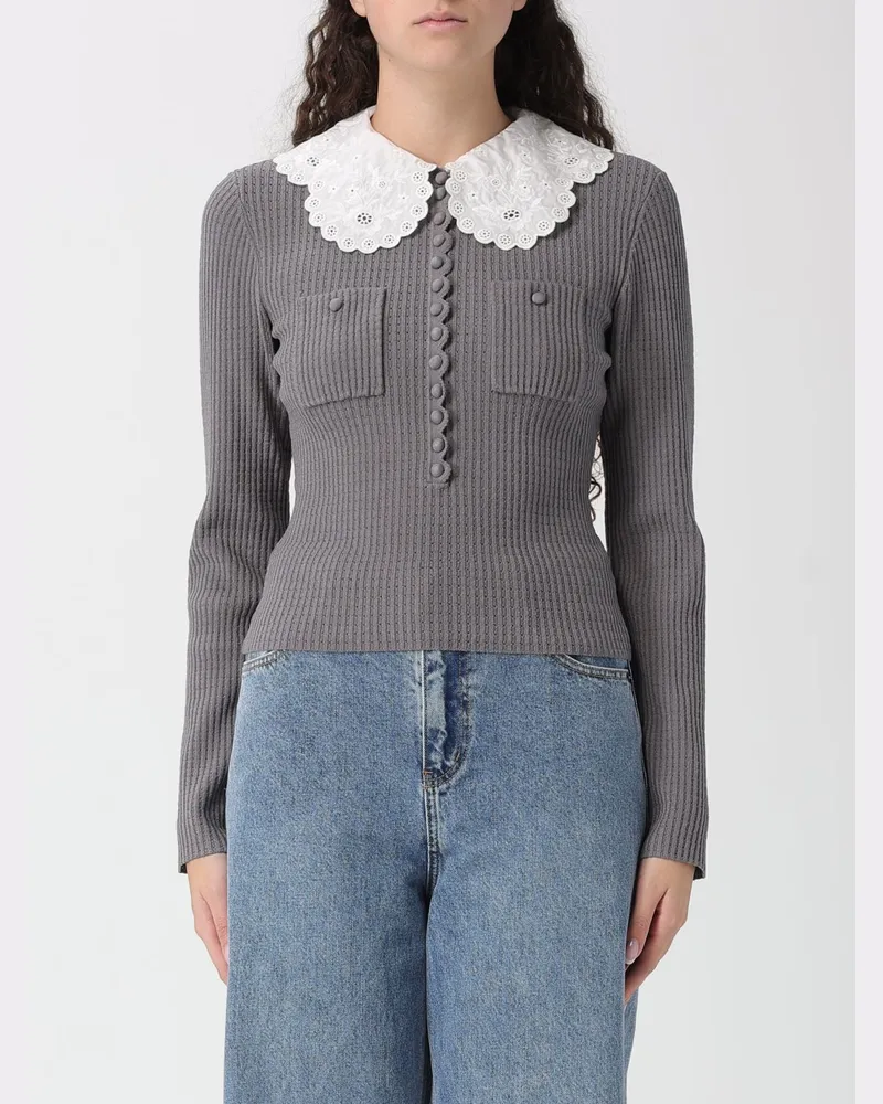 Self-Portrait Pullover damen Grau