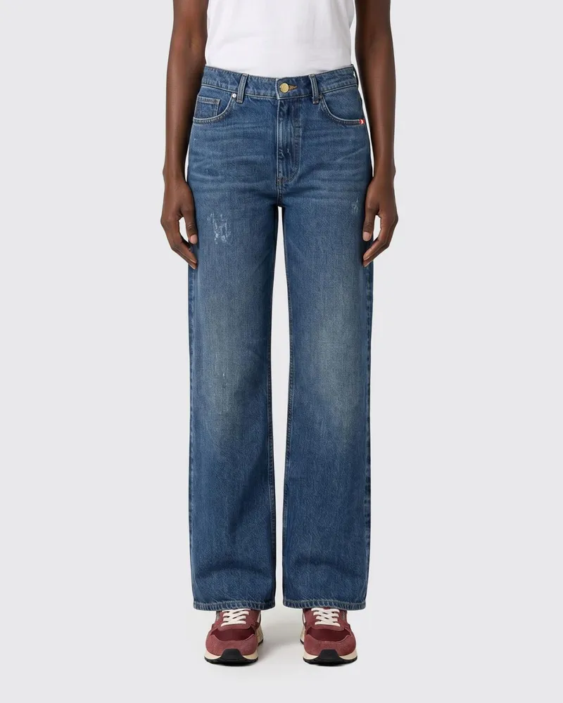 Amish Weite Jeans aus Denim Denim