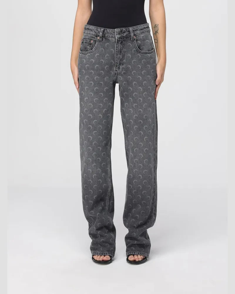 Marine Serre Jeans damen Grau