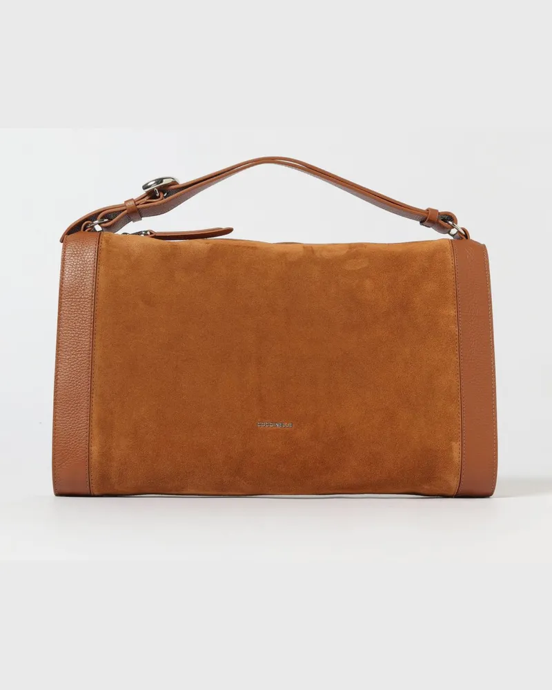 Coccinelle Schultertasche damen Kakao