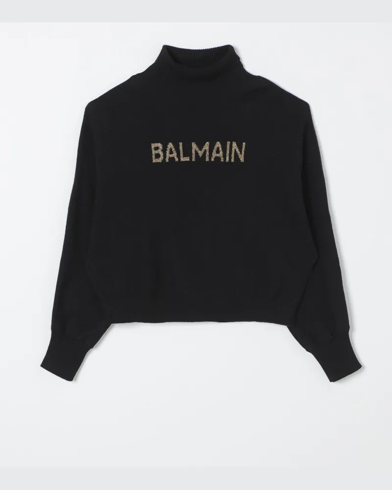 Balmain Pullover kinder Schwarz