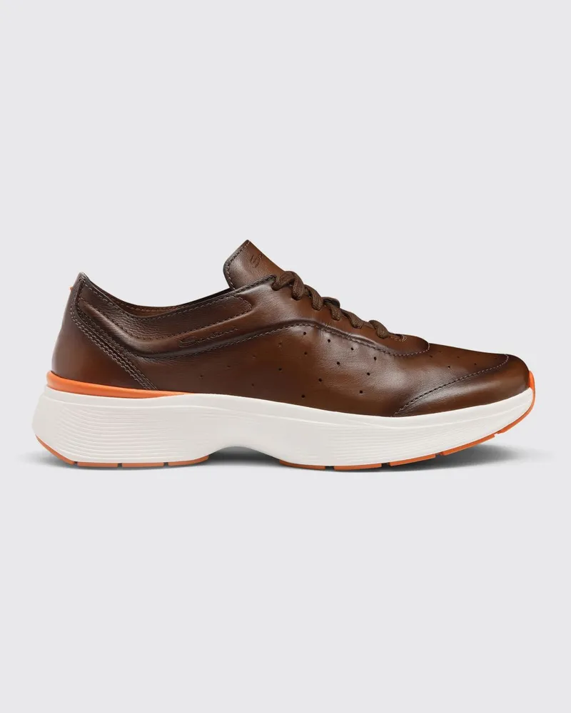 Santoni Sneakers herren Braun