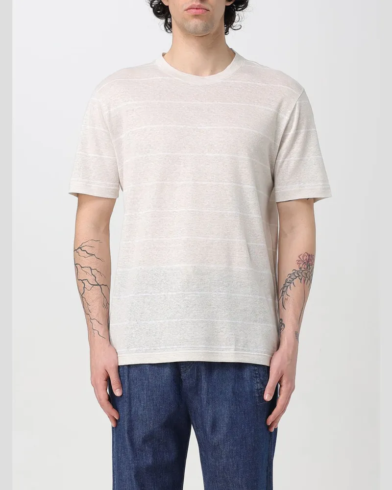 Eleventy T-shirt herren Sand