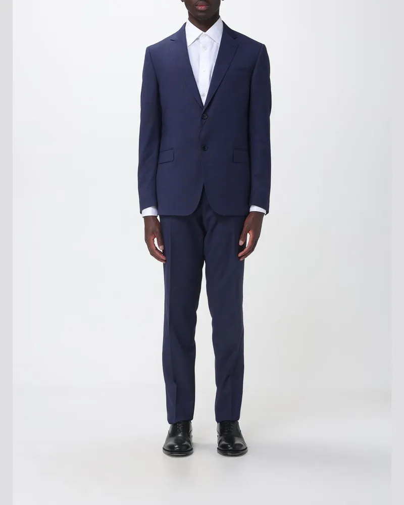 Ermenegildo Zegna Einreiher-Anzug aus Wolle Navy