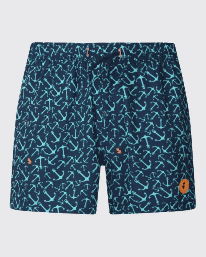 Save The Duck Bedruckte Polyester-Jogging-Shorts Bunt